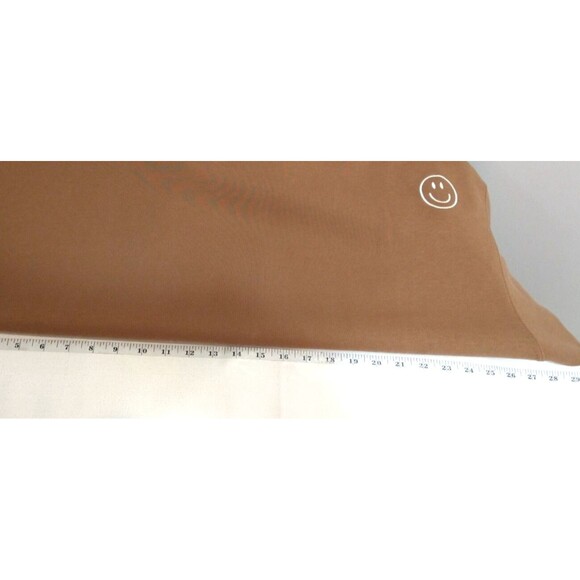 Hazel And Olive Womans 3X One Size Brown Oversized Sweater Smile Embroided Thick - Picture 6 of 6